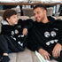 Snuggs Kids Blanket Hoodie Black Monster